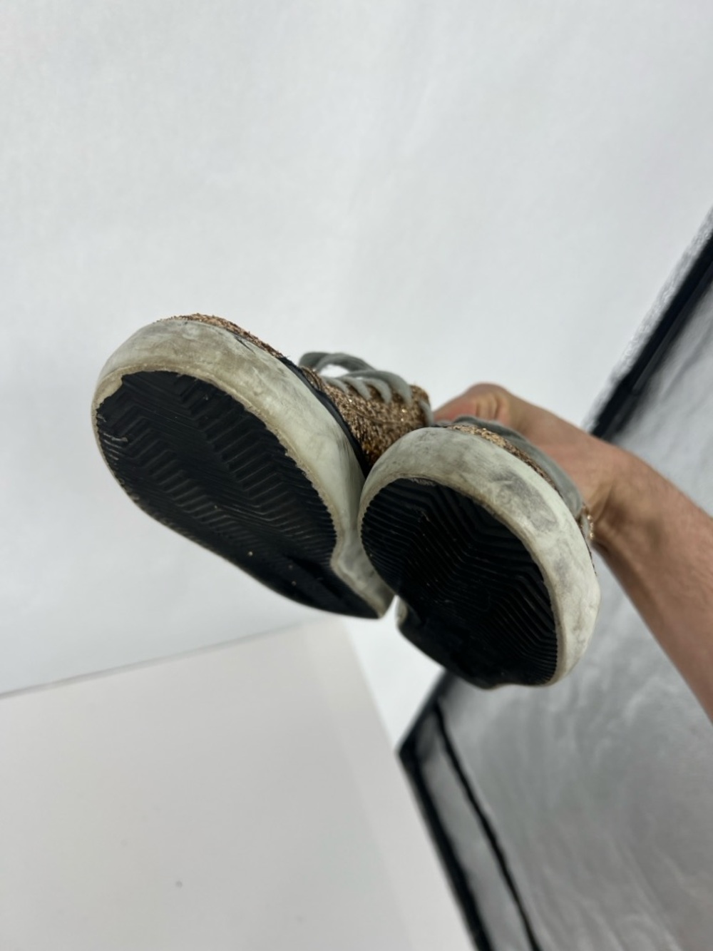 Golden Goose Superstar Glitter Star Low-Top Sneakers - Picture 10 of 14